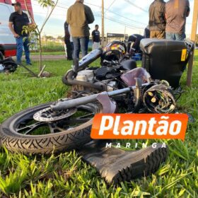 Fotos de Motociclista morre em grave acidente na Avenida Morangueira, em Maringá