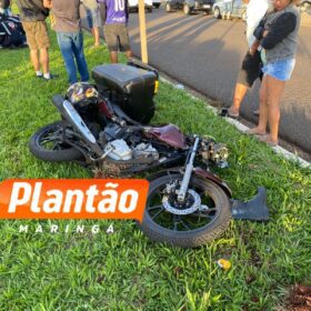 Fotos de Motociclista morre em grave acidente na Avenida Morangueira, em Maringá