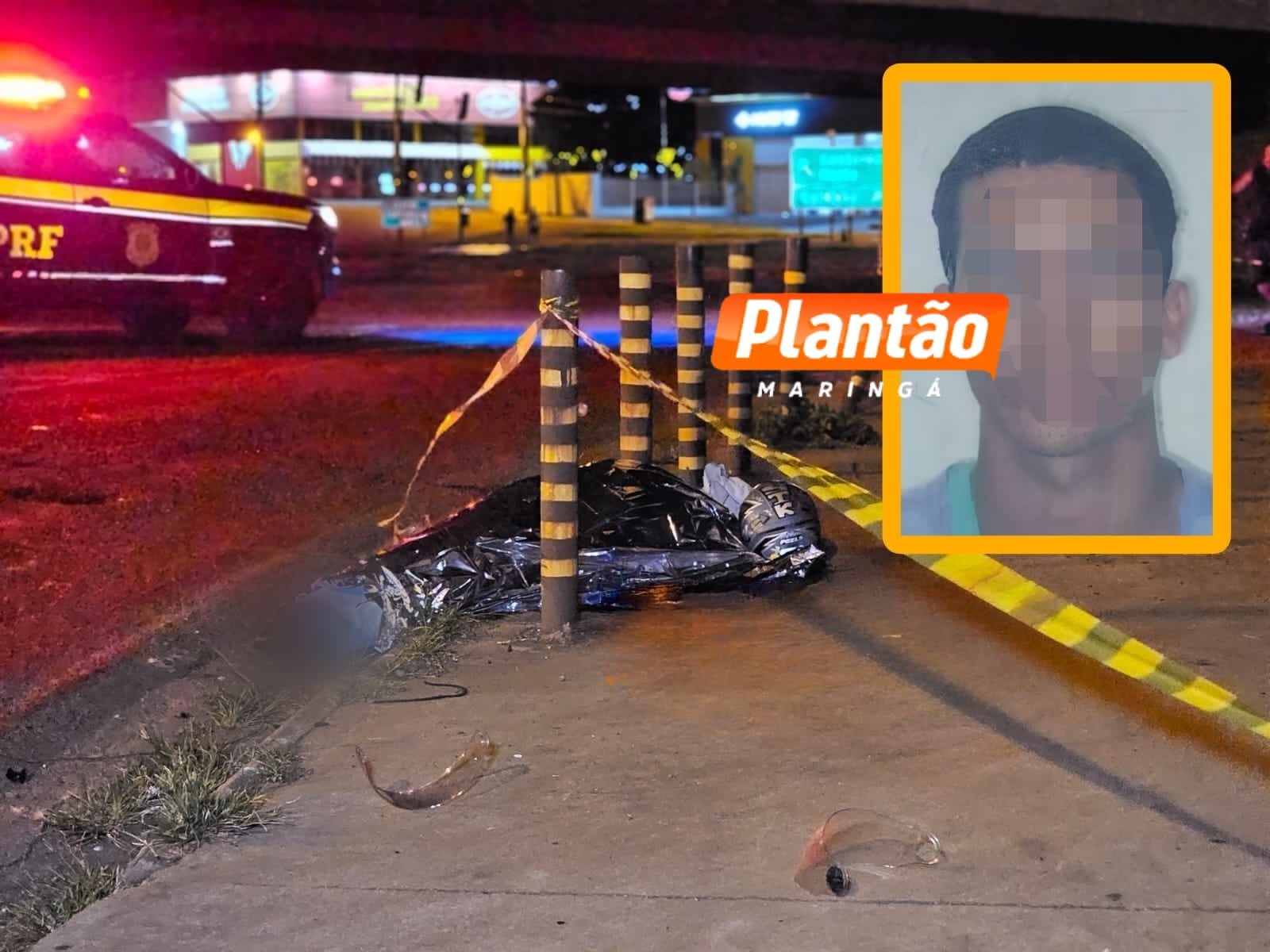 Motociclista morre na véspera do aniversário em acidente na Avenida Colombo, em Maringá Foto 1 Fotos de Motociclista morre na véspera do aniversário em acidente na Avenida Colombo, em Maringá