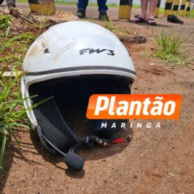 Fotos de Motociclista sofre queda grave e é levado em estado crítico ao hospital em Maringá