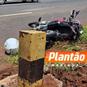 Fotos de Motociclista sofre queda grave e é levado em estado crítico ao hospital em Maringá
