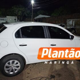 Motorista de aplicativo é rendido e amarrado durante assalto em Maringá Foto 1 Fotos de Motorista de aplicativo é rendido e amarrado durante assalto em Maringá