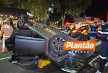 Fotos de Motorista embriagado provoca acidente com família e é preso pela PM em Maringá