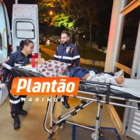 Pai abandona filho de 7 anos com perna quebrada e foge após acidente de moto em Maringá Foto 2 Fotos de Pai abandona filho de 7 anos com perna quebrada e foge após acidente de moto em Maringá