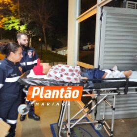 Pai abandona filho de 7 anos com perna quebrada e foge após acidente de moto em Maringá Foto 1 Fotos de Pai abandona filho de 7 anos com perna quebrada e foge após acidente de moto em Maringá