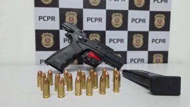 Fotos de Polícia Civil prende homem armado durante operação no Parque da Gávea, em Maringá