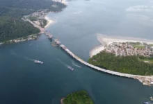 Fotos de Ponte de Guaratuba chega a 80% de execução; vídeo mostra a obra