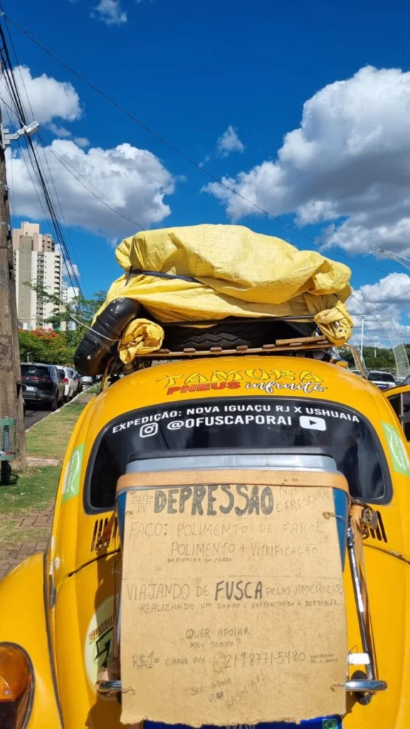 Fotos de Rumo ao fim do mundo: ex-militar encontra nova vida na estrada a bordo de um Fusca