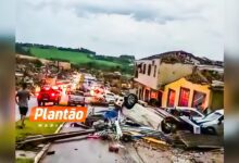 Fotos de Tornado atinge o Paraná, destrói Rio Bonito do Iguaçu e deixa mortos e dezenas de feridos; vídeo