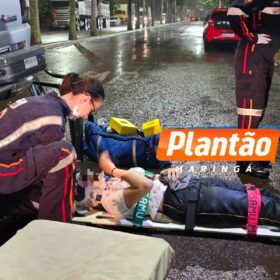 Fotos de Três mulheres ficam feridas após grave acidente na Avenida das Indústrias, em Maringá