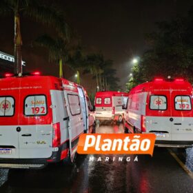 Fotos de Três mulheres ficam feridas após grave acidente na Avenida das Indústrias, em Maringá
