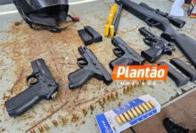 Fotos de Confusão, facadas e armas: dupla é presa após briga em Maringá