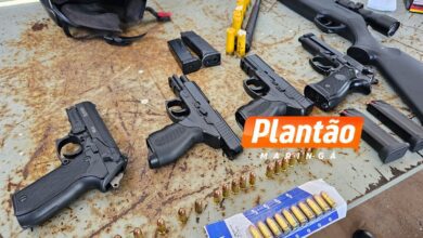 Fotos de Confusão, facadas e armas: dupla é presa após briga em Maringá