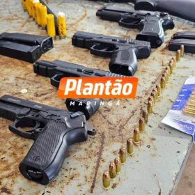 Fotos de Confusão, facadas e armas: dupla é presa após briga em Maringá