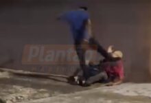 Fotos de Agressão entre moradores em situação de rua é registrada na véspera de Natal em Maringá