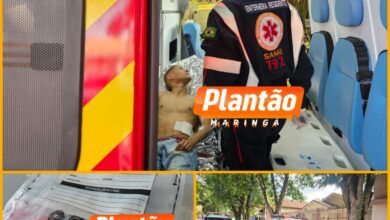Fotos de Ataque a tiros: Criminosos em motocicleta de alta cilindrada atiram 16 vezes contra jovem em Maringá