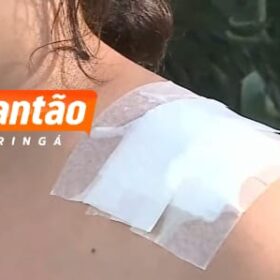Fotos de Câmera de segurança flagra mulher sendo esfaqueada pelo ex-companheiro em Sarandi