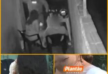 Fotos de Câmera de segurança flagra mulher sendo esfaqueada pelo ex-companheiro em Sarandi