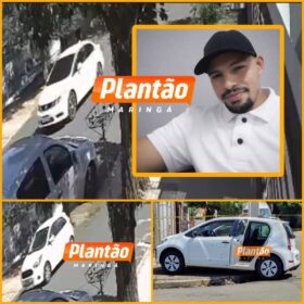 Fotos de Câmera flagra momentos antes de execução de jovem com mais de 54 tiros em Maringá; criminosos estavam em um Honda Civic