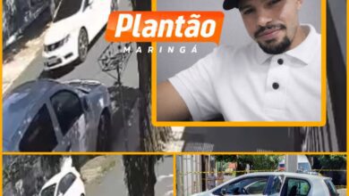 Fotos de Câmera flagra momentos antes de execução de jovem com mais de 54 tiros em Maringá; criminosos estavam em um Honda Civic