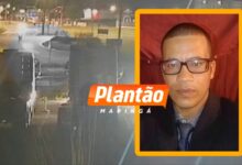 Fotos de Câmera registra acidente que matou motociclista na véspera do aniversário em Maringá