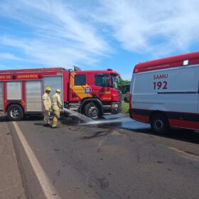 Capotamento na BR-376 entre Iguatemi e Maringá deixa dois trabalhadores feridos Foto 2 Fotos de Capotamento na BR-376 entre Iguatemi e Maringá deixa dois trabalhadores feridos