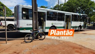 Fotos de Ciclista sofre ferimentos graves após atropelamento por ônibus em Maringá