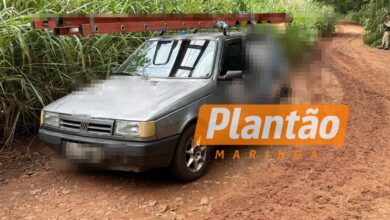 Fotos de Homem é encontrado morto dentro de carro em estrada rural de Sarandi