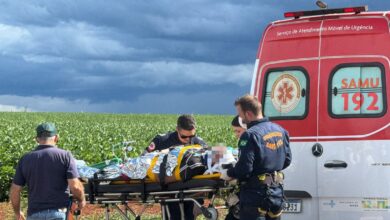 Fotos de Homem sofre queda de bicicleta e é socorrido de helicóptero em estado gravíssimo