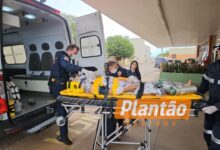 Fotos de Homem tem perna amputada e é socorrido pelo helicóptero do Samu após grave acidente com trator