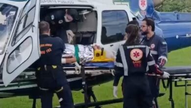 Fotos de Idoso fica em estado gravíssimo após cair de patinete e é socorrido de helicóptero; VÍDEO