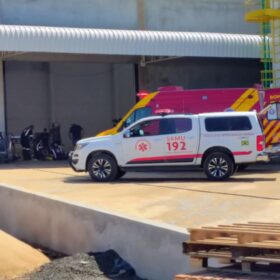 Fotos de Jovem de 22 anos sofre queda de três metros em obra em Maringá e é socorrido em estado grave