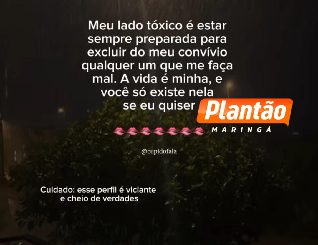 “Meu lado tóxico é me afastar de quem me faz mal”: última postagem de Jéssica antecedeu feminicídio em Maringá Foto 1 Fotos de “Meu lado tóxico é me afastar de quem me faz mal”: última postagem de Jéssica antecedeu feminicídio em Maringá