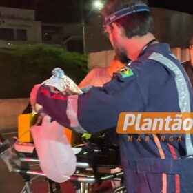Fotos de Motociclista fica em estado gravíssimo após cair de aproximadamente oito metros no Contorno Norte de Maringá