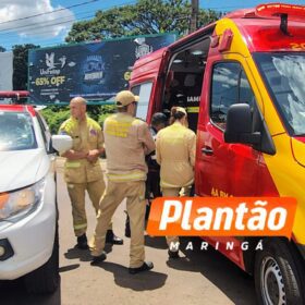 Fotos de Motorista da coleta seletiva corre risco de perder os movimentos das pernas após caminhão tombar em Maringá