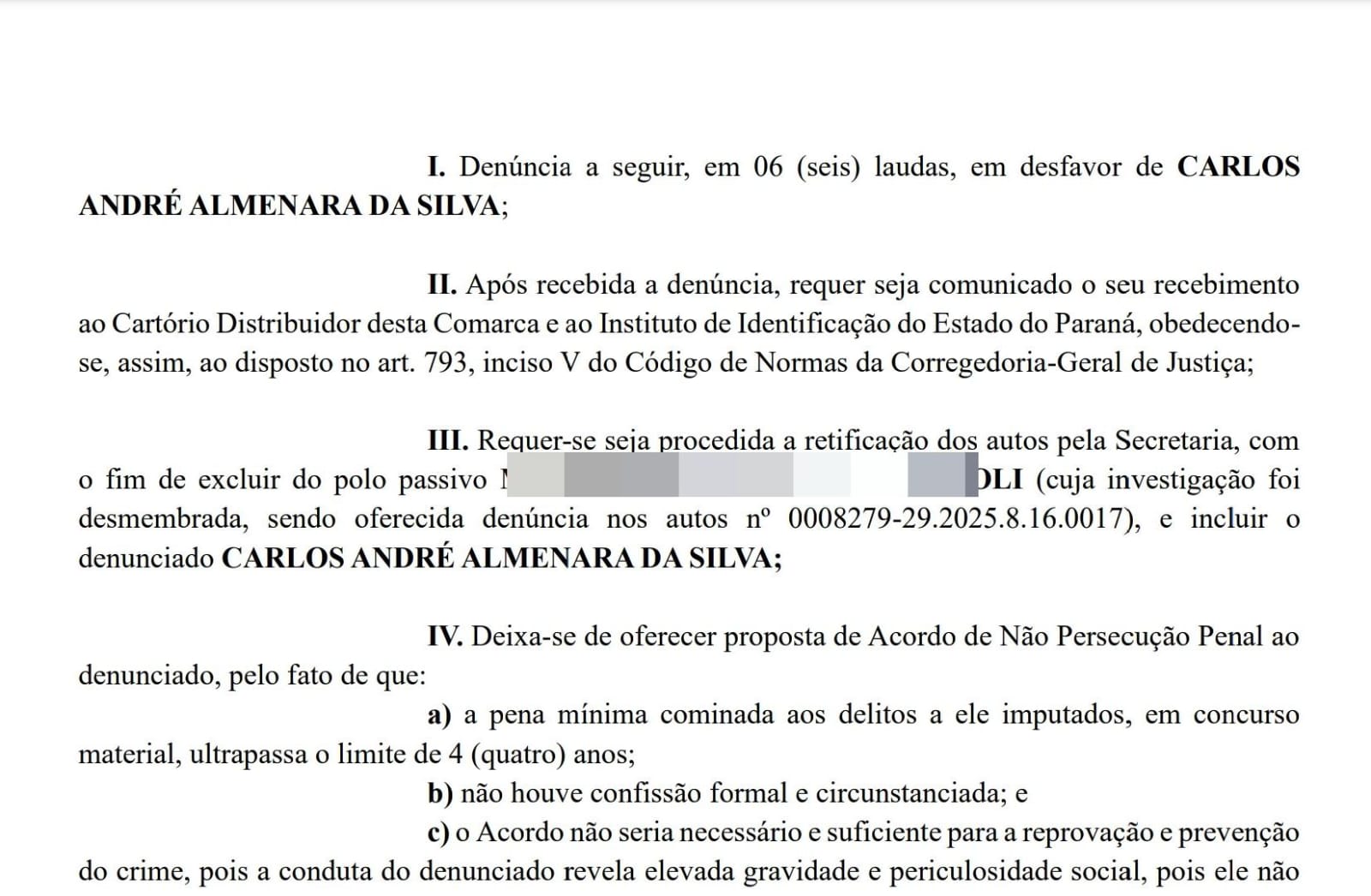 Fotos de Ministério Público denuncia repórter por envolvimento com facção criminosa em Maringá