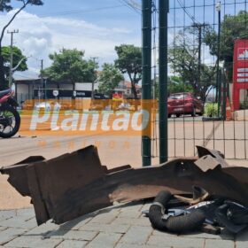 Fotos de Pai e filha são perseguidos após briga de trânsito em Maringá e ficam feridos em acidente; VÍDEO