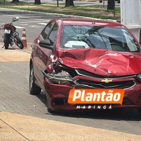 Fotos de Pai e filha são perseguidos após briga de trânsito em Maringá e ficam feridos em acidente; VÍDEO