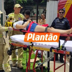 Fotos de Pai e filha são perseguidos após briga de trânsito em Maringá e ficam feridos em acidente; VÍDEO