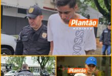 Fotos de Polícia Civil cerca prédio e prende “Duzinho” suspeito de matar jovem em conveniência em Maringá; o suspeito é investigado em pelo menos 10 homicídios