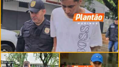 Fotos de Polícia Civil cerca prédio e prende “Duzinho” suspeito de matar jovem em conveniência em Maringá; o suspeito é investigado em pelo menos 10 homicídios
