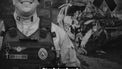 Fotos de Policial militar morre e outro fica ferido após viatura cair em ribanceira durante perseguição no Paraná