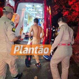 Rapaz aciona a PM dizendo ter sido baleado em Maringá — mas muda versão com a chegada dos policiais Foto 3 Fotos de Rapaz aciona a PM dizendo ter sido baleado em Maringá — mas muda versão com a chegada dos policiais