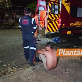 Rapaz aciona a PM dizendo ter sido baleado em Maringá — mas muda versão com a chegada dos policiais Foto 4 Fotos de Rapaz aciona a PM dizendo ter sido baleado em Maringá — mas muda versão com a chegada dos policiais