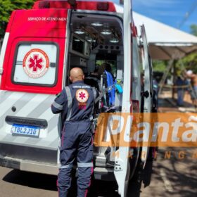 Fotos de Trabalhador fica ferido após cair durante montagem de palco para o show da virada em Maringá