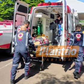 Fotos de Trabalhador fica ferido após cair durante montagem de palco para o show da virada em Maringá