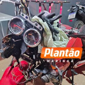 Fotos de Traficante embriagado sofre acidente na frente da Guarda Civil Municipal e é preso com dois quilos de maconha em Maringá