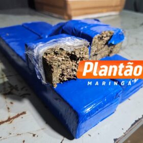 Fotos de Traficante embriagado sofre acidente na frente da Guarda Civil Municipal e é preso com dois quilos de maconha em Maringá