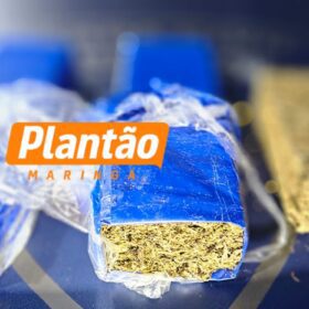 Fotos de Acidente de trânsito termina com apreensão de drogas e dinheiro no Jardim Alvorada, em Maringá