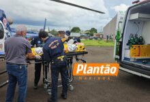 Fotos de Adolescente de 17 anos fica gravemente ferido após colisão entre moto e caminhonete; COM VÍDEO